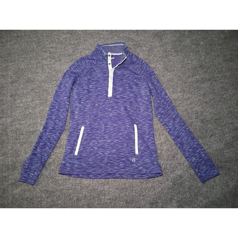 Avalanche Women's Snap Neck Sweater Marsupial Pocket No Size Tag See Description